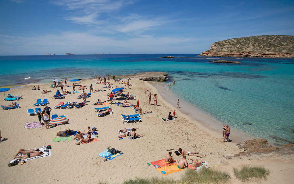 Comte es una de las mejores playas de Ibiza.