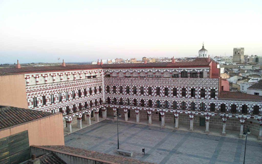 La Plaza Alta es uno de los puntos clave del casco antiguo de Badajoz