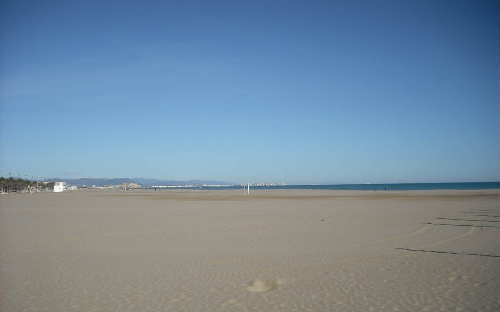 Malvarrosa es una de las playas de Valencia ciudad más bonitas