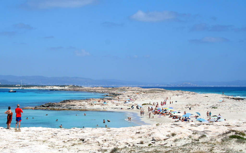 Ses Illetes es uno de los sitios más bonitos que ver en Formentera